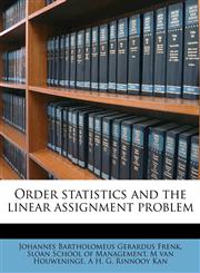 Order statistics and the linear assignment problem,1179813162,9781179813165