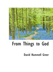 From Things to God,1116324458,9781116324457