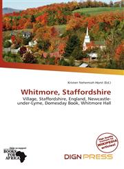 Whitmore, Staffordshire,6201184821,9786201184824