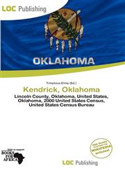 Kendrick, Oklahoma,6201443231,9786201443235