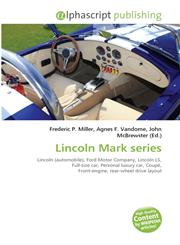 Lincoln Mark series,6131699968,9786131699962