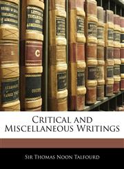 Critical and Miscellaneous Writings,1144973279,9781144973276