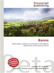 Banne,6136031701,9786136031705