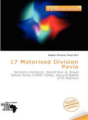 17 Motorised Division Pavia,6200722935,9786200722935