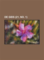 de Gids (21, No. 1),1153434865,9781153434867