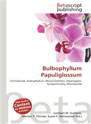 Bulbophyllum Papuliglossum,6136293188,9786136293189