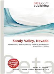 Sandy Valley, Nevada,6136308630,9786136308630