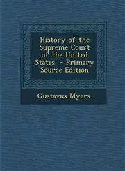 History of the Supreme Court of the United States,1289815879,9781289815875