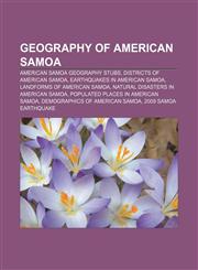 Geography of American Samoa American Samoa geography stubs, Districts of American Samoa, Earthquakes in American Samoa,1157715680,9781157715689