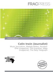 Colin Irwin (Journalist),613961323X,9786139613236
