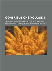 Contributions Volume 1,1236241681,9781236241689