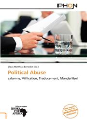 Political Abuse,6136265443,9786136265445