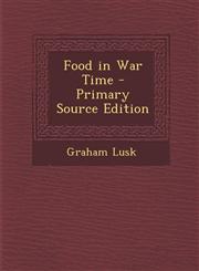 Food in War Time,1289579105,9781289579104