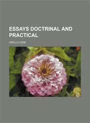 Essays Doctrinal and Practical,1459045734,9781459045736
