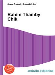Rahim Thamby Chik,5512035576,9785512035573
