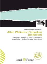 Allan Williams (Canadian politician),6201927417,9786201927414