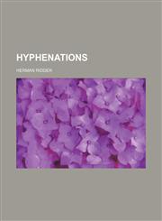 Hyphenations,1151087033,9781151087034