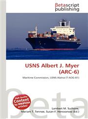 Usns Albert J. Myer (ARC-6),6131010226,9786131010224