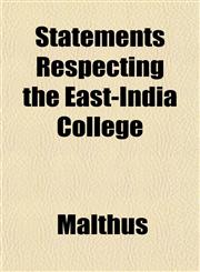 Statements Respecting the East-India College,1151823643,9781151823649
