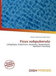 Ficus subpuberula,613569488X,9786135694888