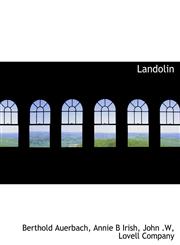 Landolin,114025300X,9781140253006