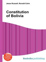 Constitution of Bolivia,5510894997,9785510894998