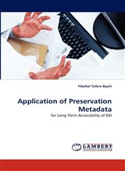 Application of Preservation Metadata,3843352259,9783843352253