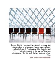 Stephen Moylan, muster-master general, secretary and aide-de-camp to Washington, quartermaster-gener,1110772858,9781110772858