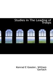 Studies in The Leading of Troops,1117930599,9781117930596