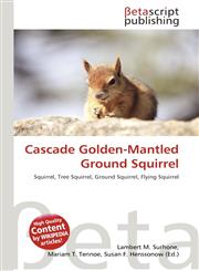 Cascade Golden-Mantled Ground Squirrel,6135316818,9786135316810