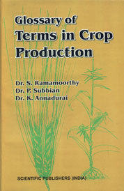 Glossary of Terms in Crop Production,8172333803,9788172333805