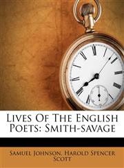 Lives Of The English Poets Smith-savage,1173914730,9781173914738