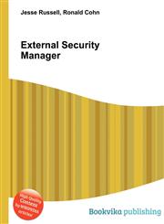 External Security Manager,5512099612,9785512099612