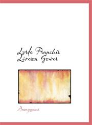 Lorde Franchis Liveson Gower,1140022229,9781140022220