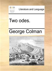 Two odes.,1170553311,9781170553312