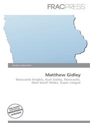 Matthew Gidley,6136637774,9786136637778