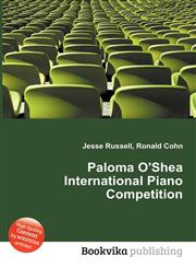 Paloma O'Shea International Piano Competition,5511917567,9785511917566
