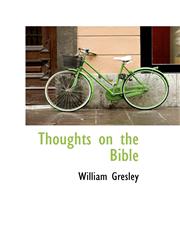 Thoughts on the Bible,1103138022,9781103138029