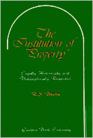 The Institution of Property Legally, Historically and Philosophically Regarded,8170121221,9788170121220