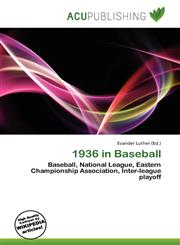 1936 in Baseball,6136638223,9786136638225