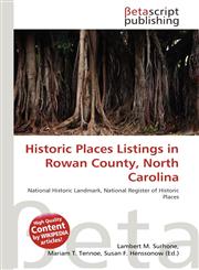 Historic Places Listings in Rowan County, North Carolina,6137575241,9786137575246