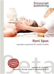 Rani Spas,6134779180,9786134779180