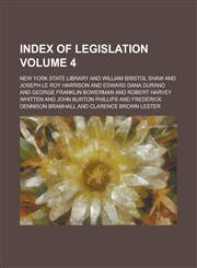 Index of legislation Volume 4,1230063110,9781230063119