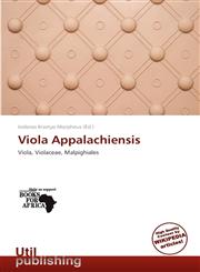 Viola Appalachiensis,6137838307,9786137838303