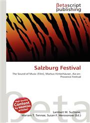 Salzburg Festival,6135049437,9786135049435