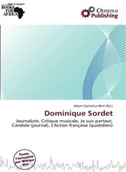 Dominique Sordet,6200430632,9786200430632