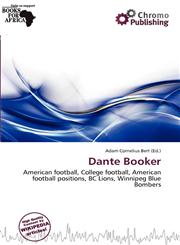 Dante Booker,6200349789,9786200349781
