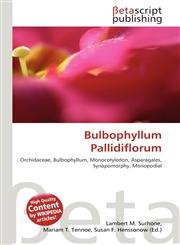 Bulbophyllum Pallidiflorum,613629396X,9786136293967
