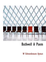 Bothwell A Poem,1140146963,9781140146964