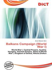 Balkans Campaign (World War I),6136605880,9786136605883